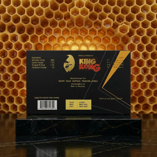 KING KONG HONEY – 12 Packs x 15 Grams Box