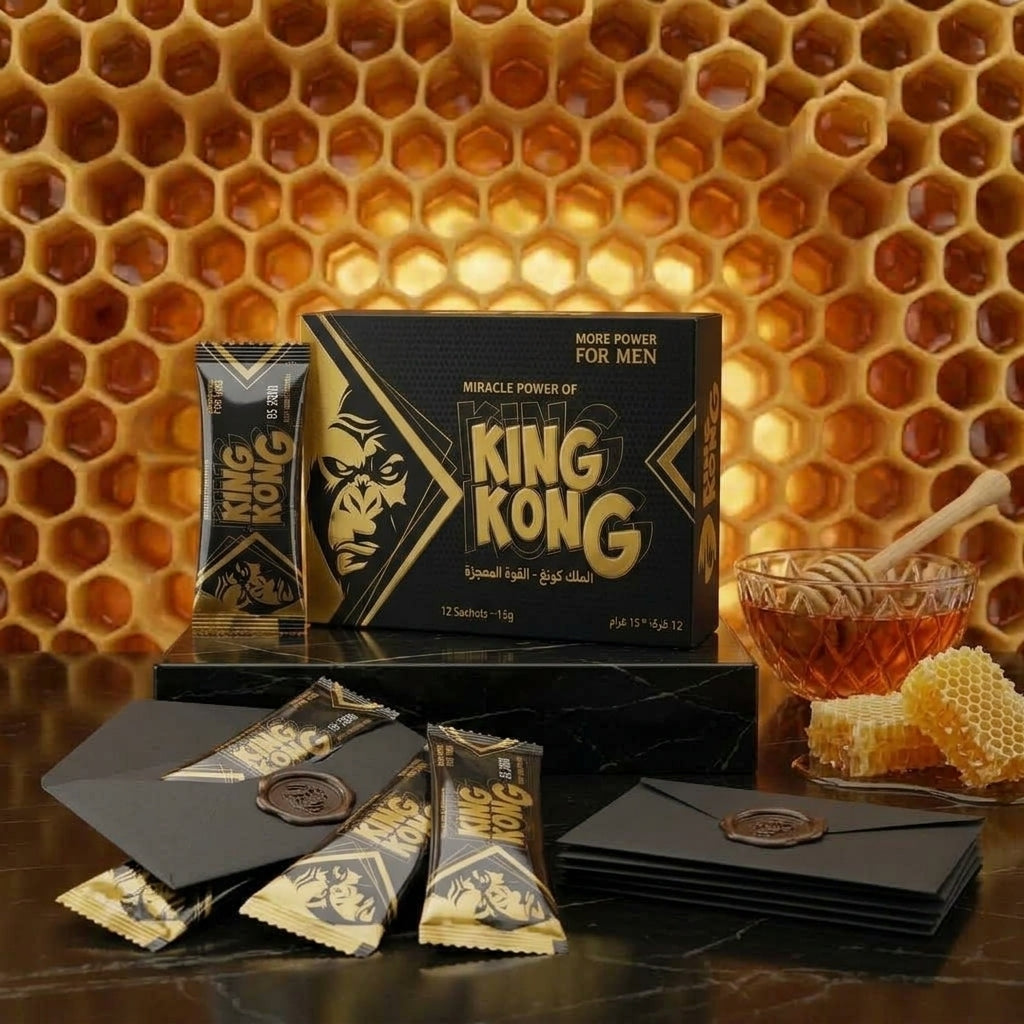 KING KONG HONEY – 12 Packs x 15 Grams Box
