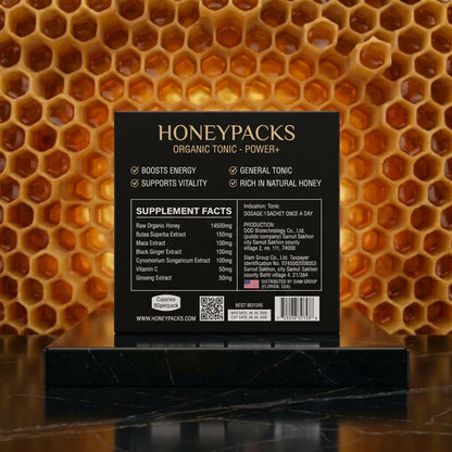 BLACK THAI HONEY (ROYAL BLACK THAI)   – 10 Packs x 20 Grams Box