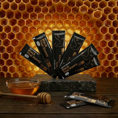 BLACK THAI HONEY (ROYAL BLACK THAI)   – 10 Packs x 20 Grams Box